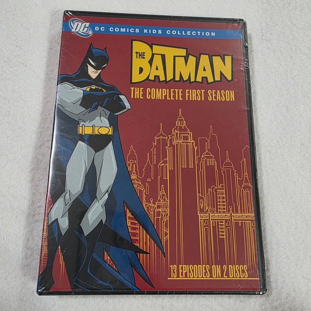 The Batman Complete First Season DVD 2-Disc Set DC Comics Kids Collection NEW